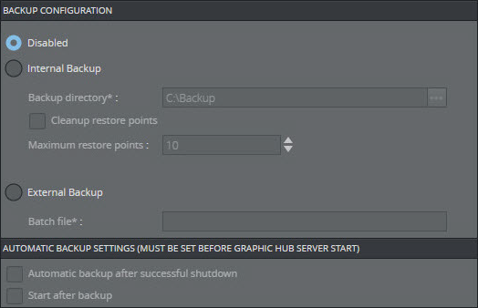 Backup and Restore