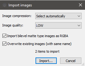 Import External Images