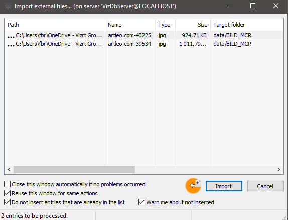 Import External Images