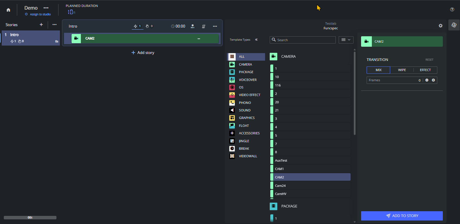 Adding an automation item